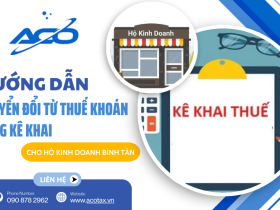 Hướng dẫn chuyển đổi từ thuế khoán sang kê khai cho hộ kinh doanh tại Bình Tân