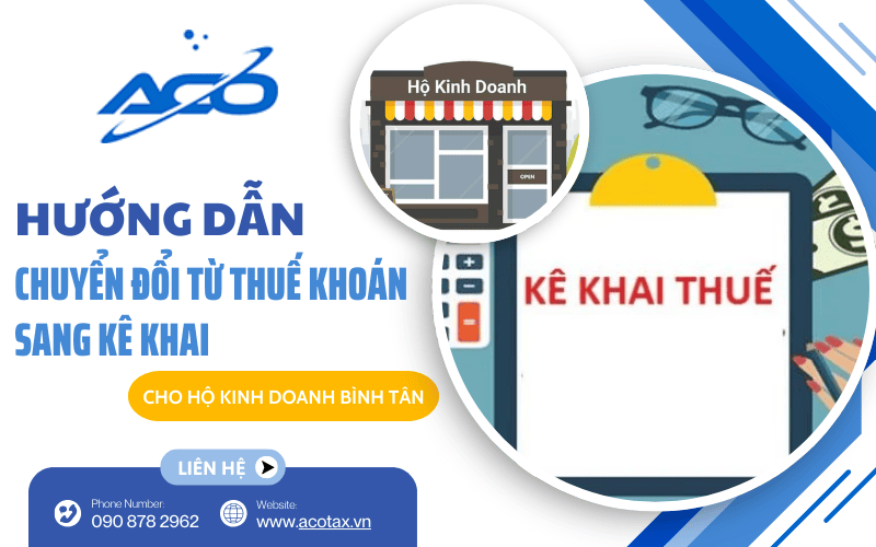 chuyển đổi thuế khoán sang kê khai