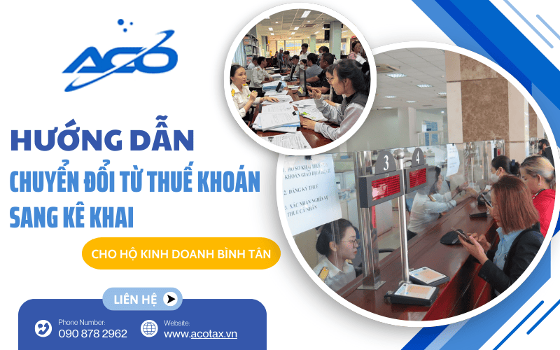 chuyển đổi thuế khoán sang kê khai