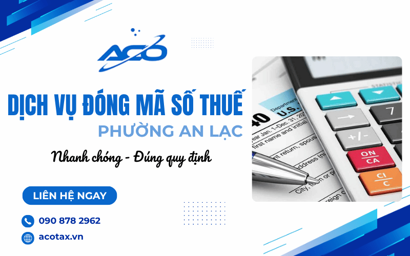 dịch vụ đóng mã số thuế phường An Lạc