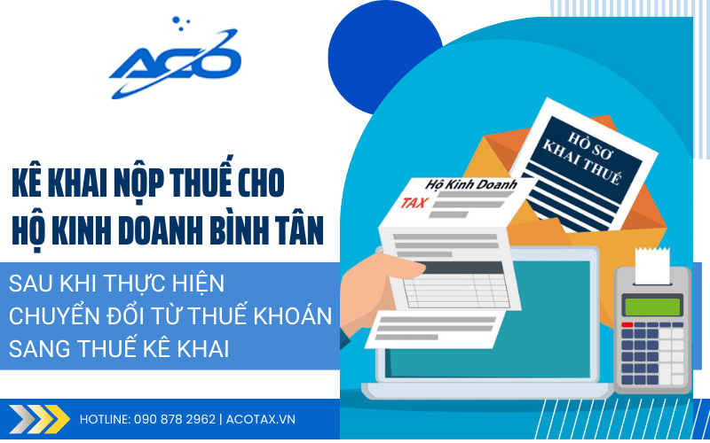 Dịch vụ kê khai nộp thuế cho hộ kinh doanh tại Bình Tân