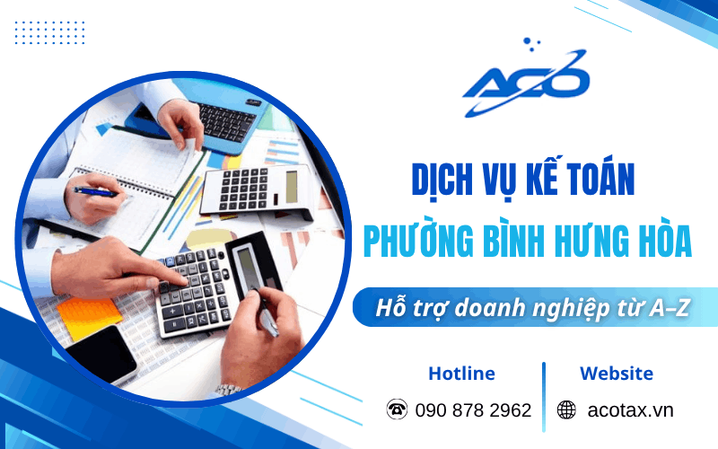 dịch vụ kế toán phường Bình Hưng Hòa
