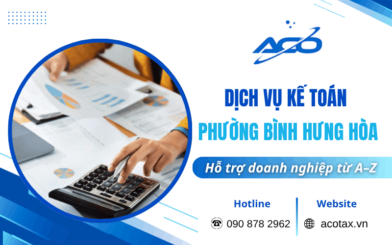 dịch vụ kế toán phường Bình Hưng Hòa