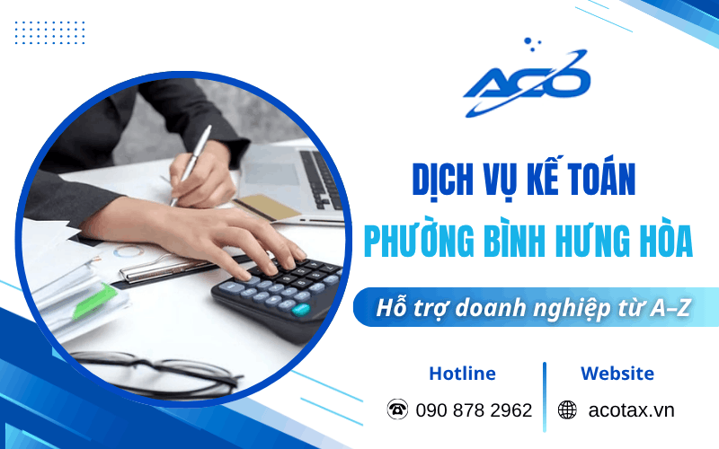 dịch vụ kế toán phường Bình Hưng Hòa