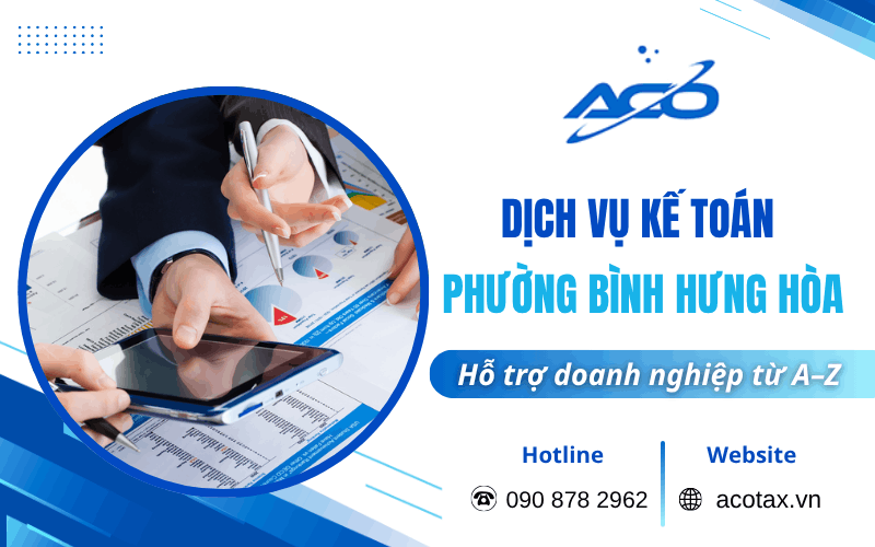dịch vụ kế toán phường Bình Hưng Hòa
