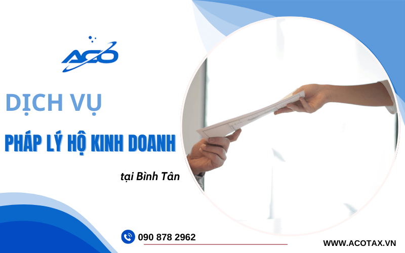 dịch vụ pháp lý hộ kinh doanh Bình Tân