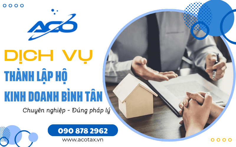 Dịch vụ thành lập hộ kinh doanh Bình Tân