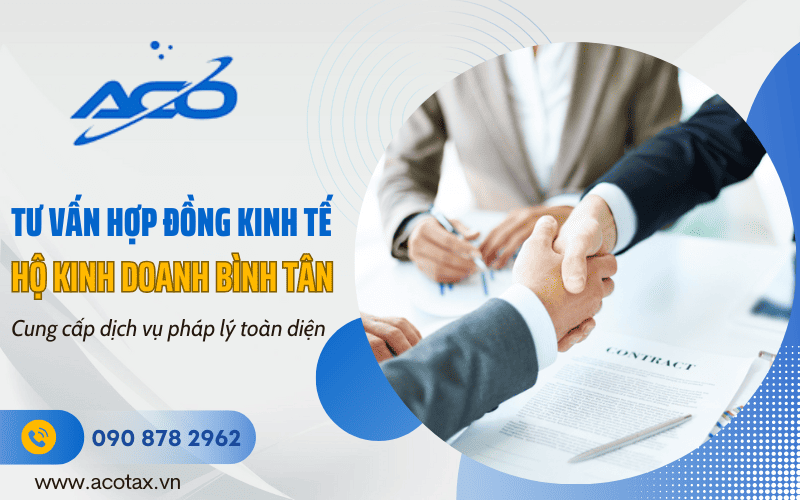 tư vấn hợp đồng kinh tế hộ kinh doanh Bình Tân
