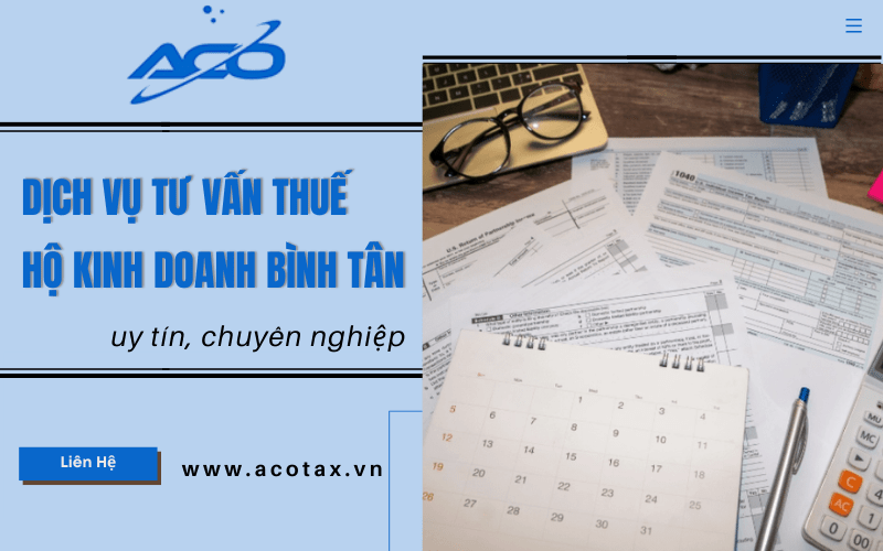 Dịch vụ tư vấn thuế hộ kinh doanh Bình Tân 