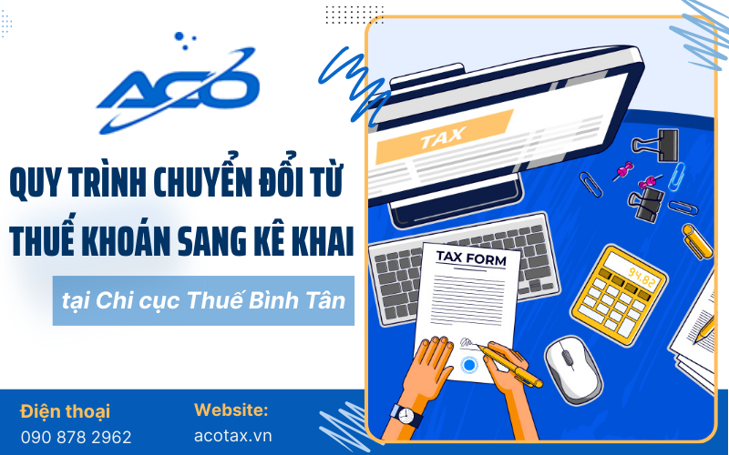 quy trình chuyển đổi thuế khoán sang kê khai