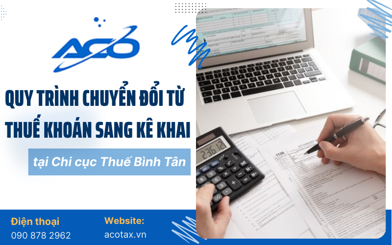 quy trình chuyển đổi thuế khoán sang kê khai