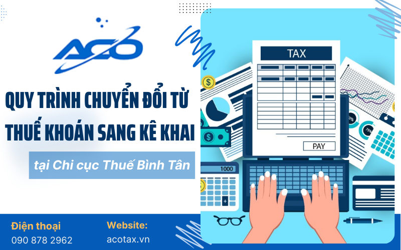 quy trình chuyển đổi thuế khoán sang kê khai