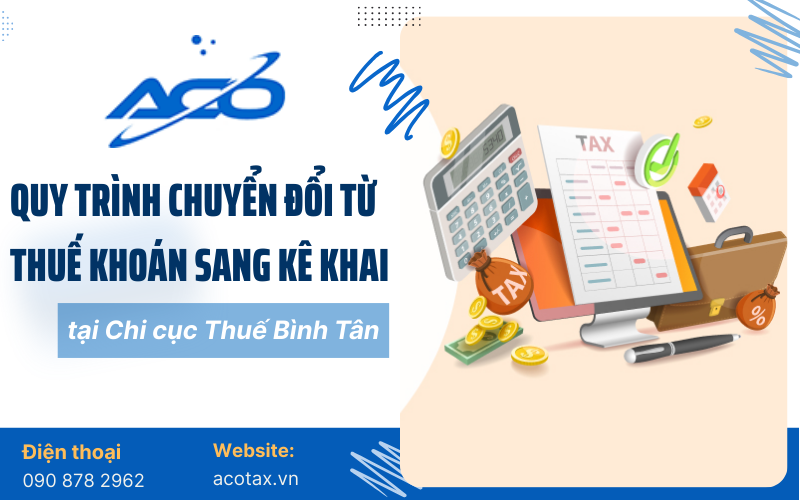 quy trình chuyển đổi thuế khoán sang kê khai