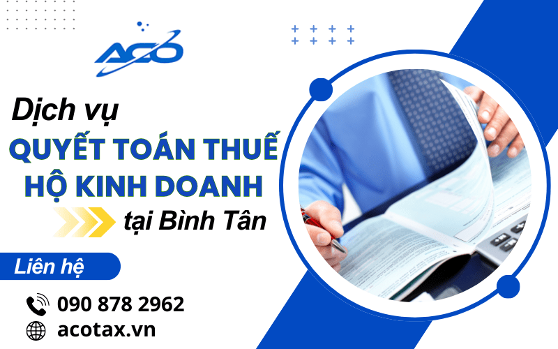 quyết toán thuế hộ kinh doanh Bình Tân
