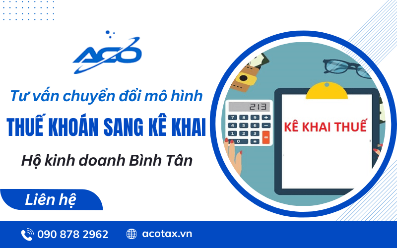 Tư vấn chuyển đổi từ mô hình thuế khoán sang kê khai